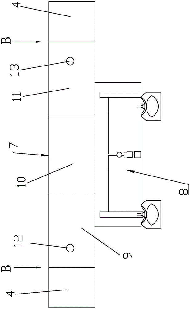 Ecological floating bridge for high lake wetland landscape river, and installation method thereof