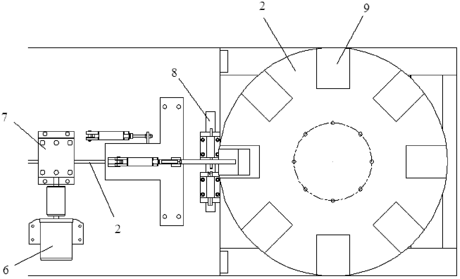 Microvoid wire threading locating mechanism