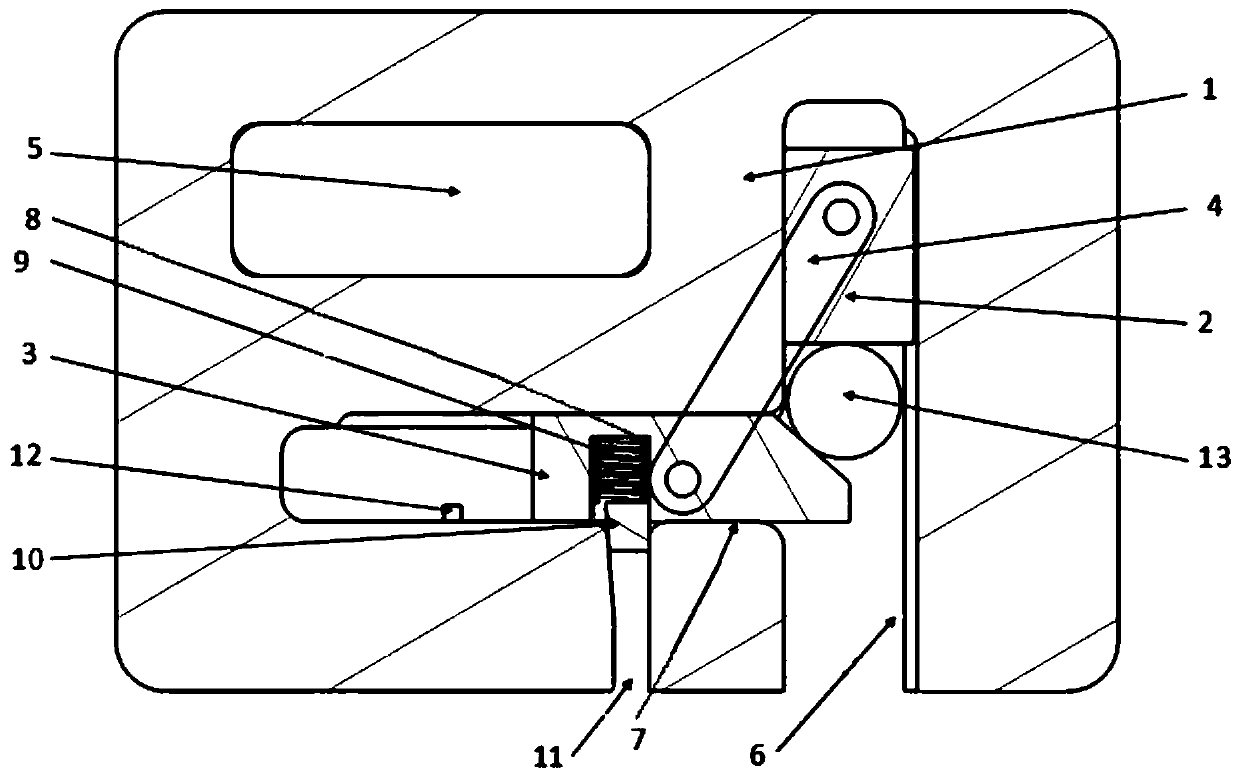 Electric vehicle battery quick change device, electric vehicle and quick change method