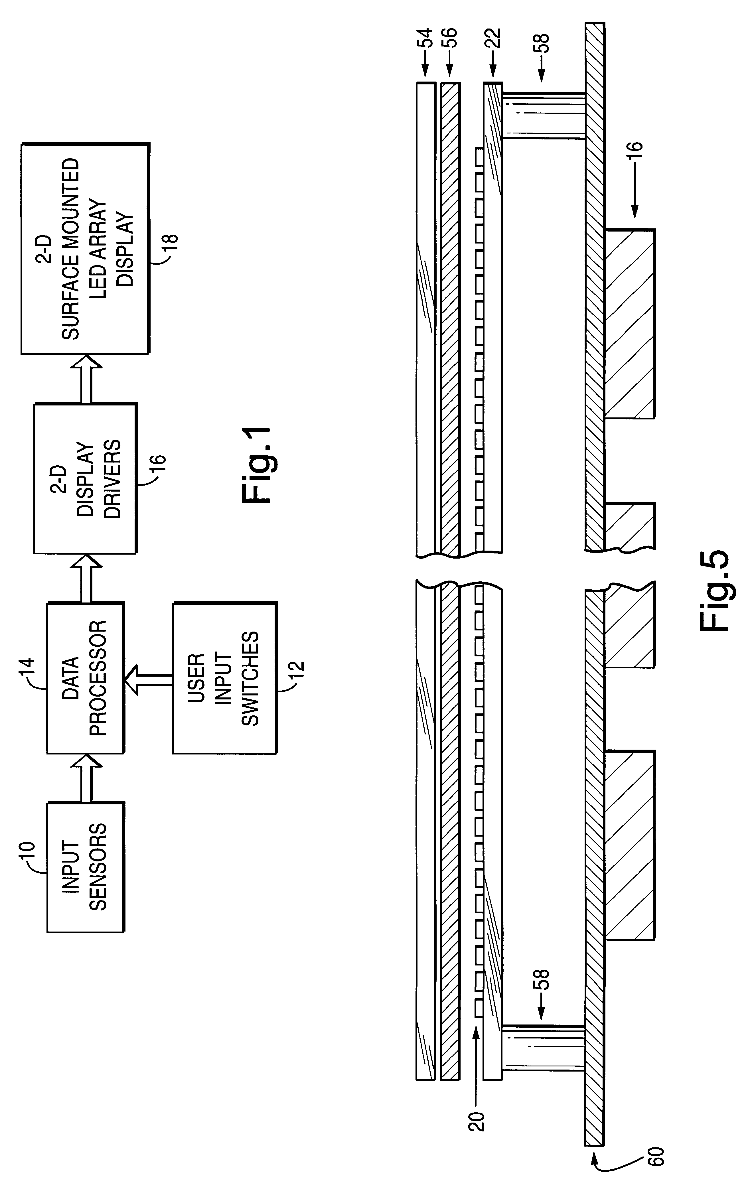 LED display assembly