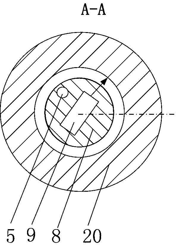 On-line measurement and compensation method of position error of inner wall surface of deep pipe