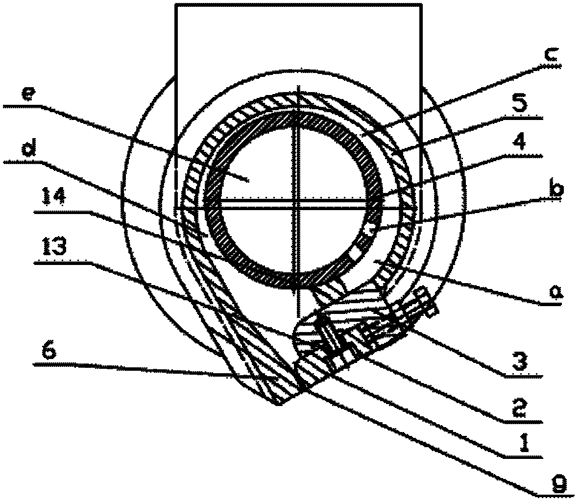 Cooling device generating flat jet and manufacturing method thereof