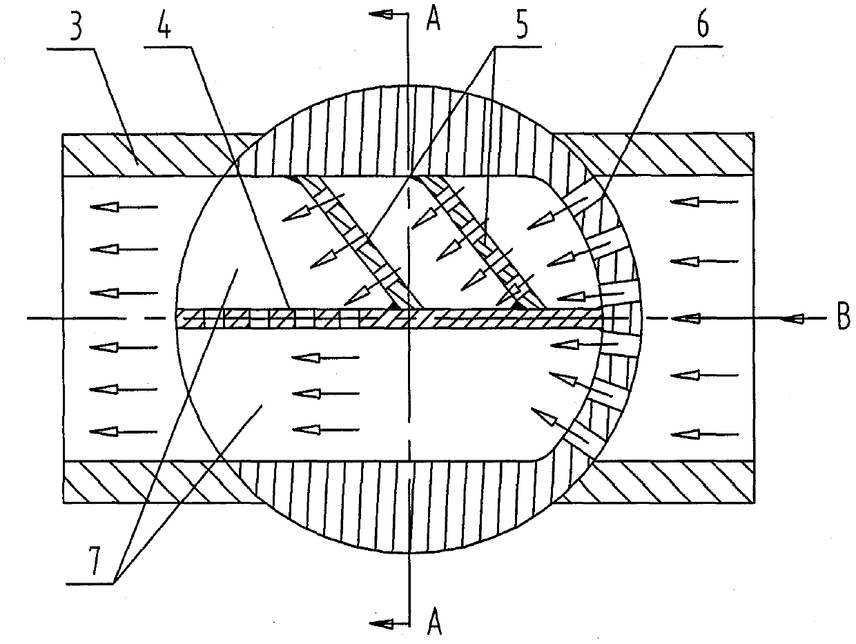 Combined ball valve element