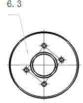 Hard bearing dynamic balancing machine precision detection and verifying unit and precision calibration process