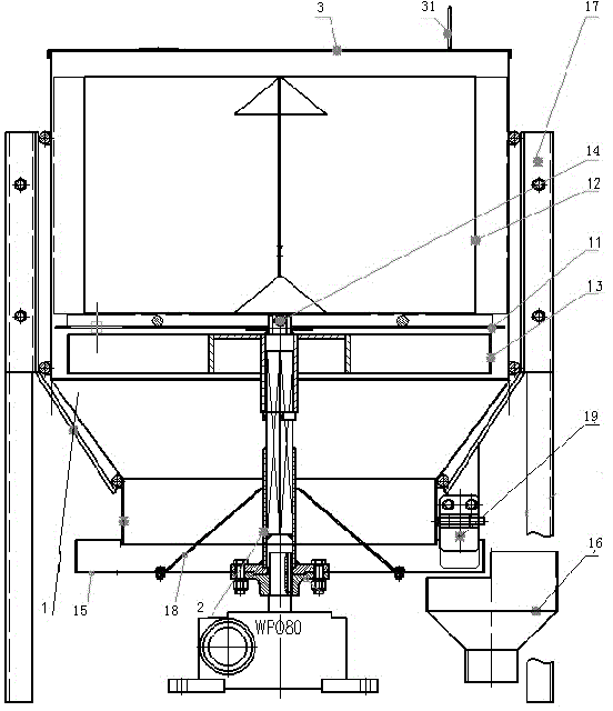 Automatic fertilizer stirring and applying device