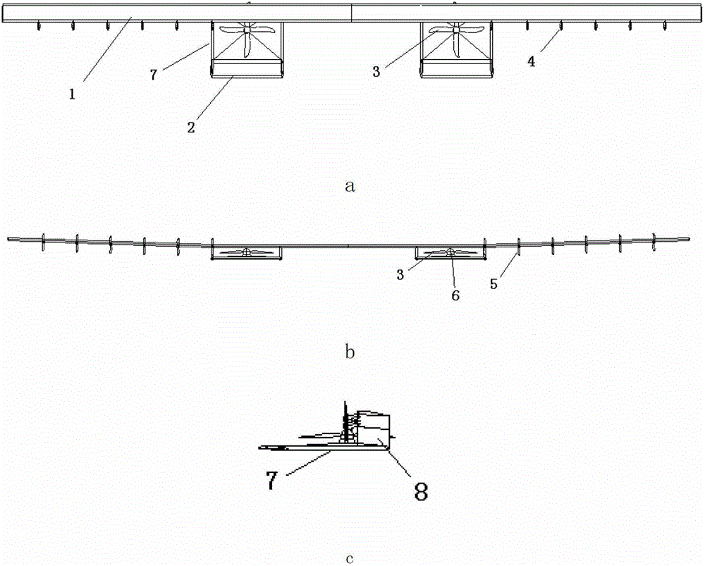 Lifting-pushing type large-scale solar-powered unmanned aerial vehicle capable of taking off and landing in non-runway field and hovering