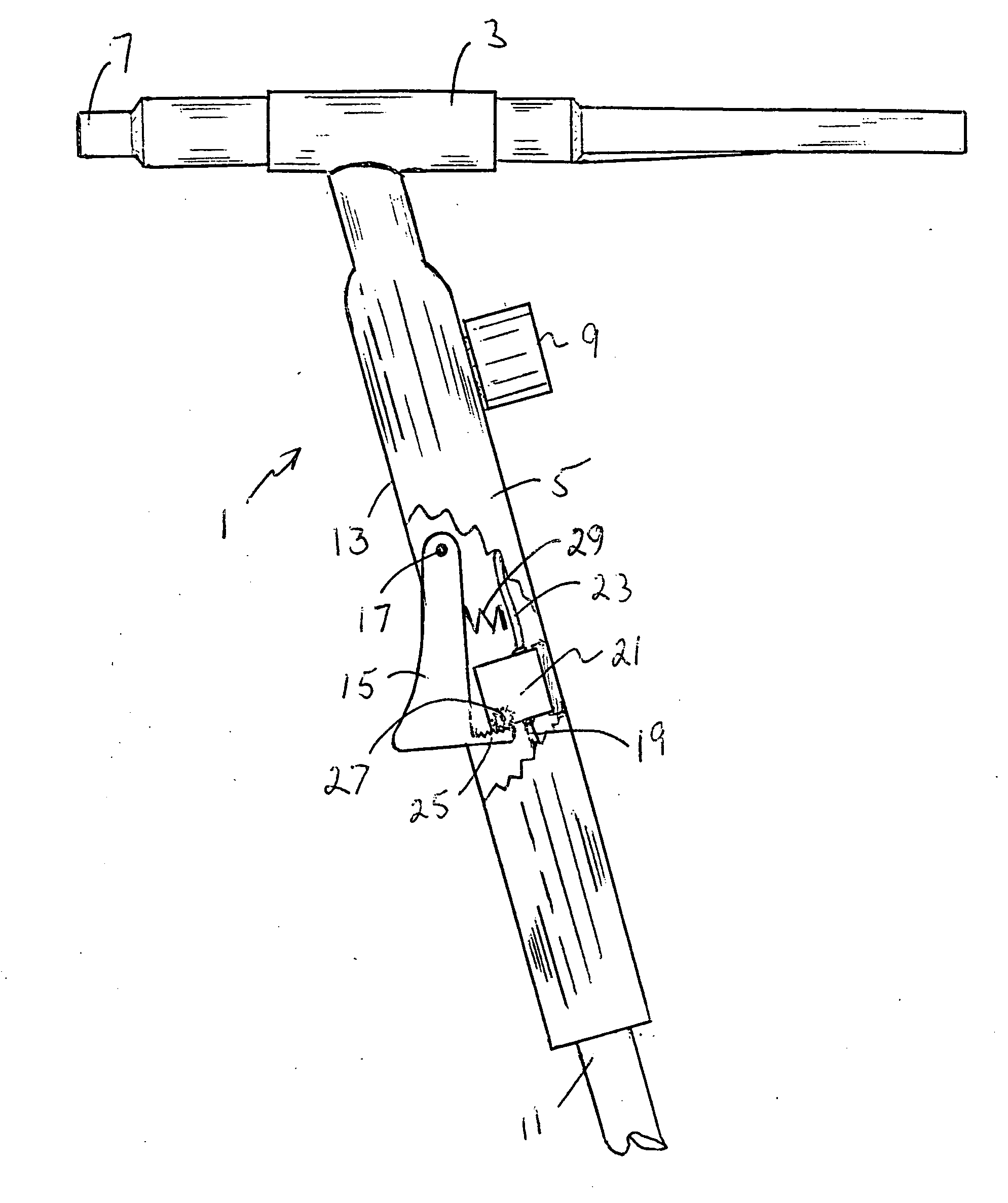 Welding torch with variable power trigger