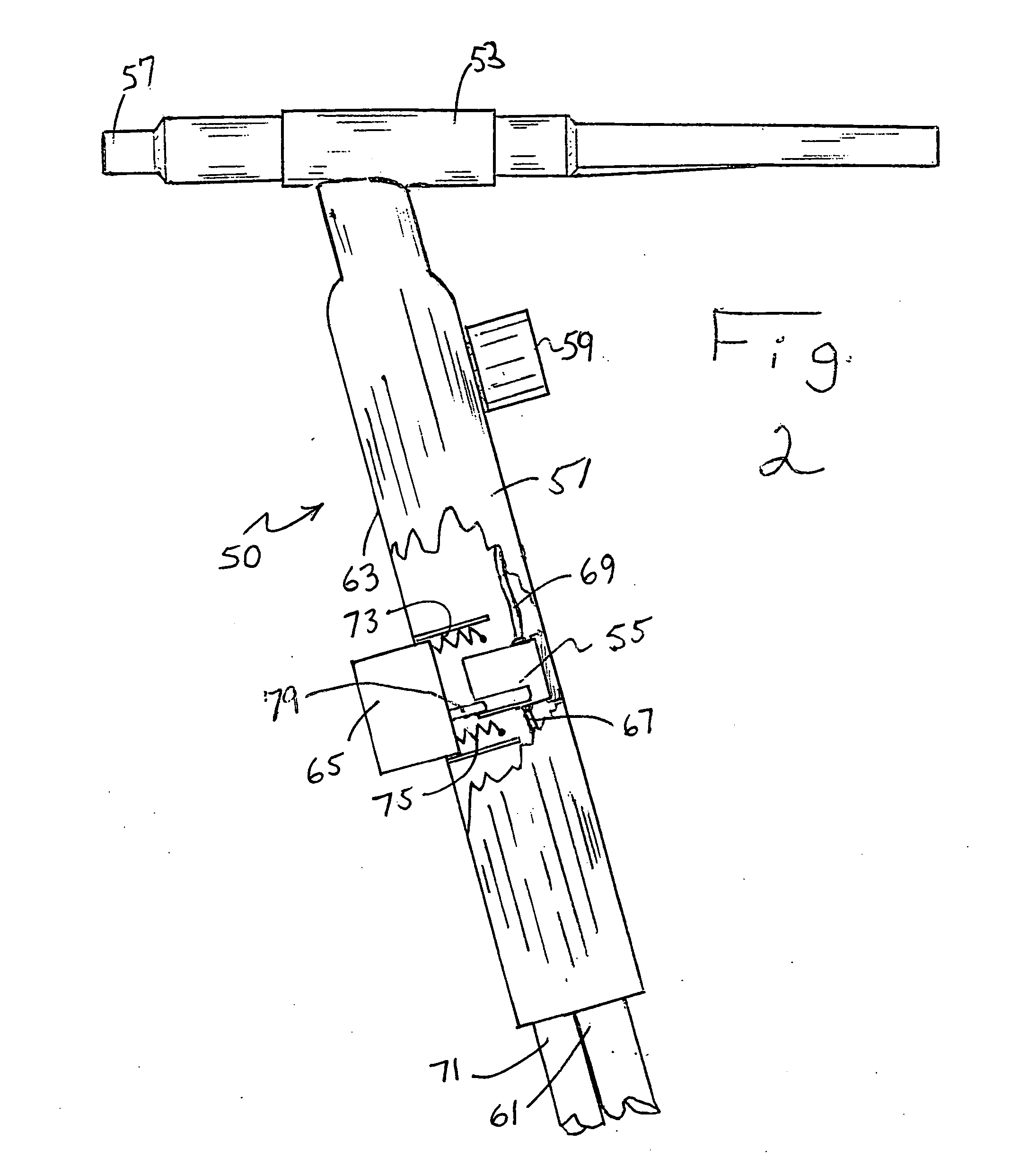 Welding torch with variable power trigger