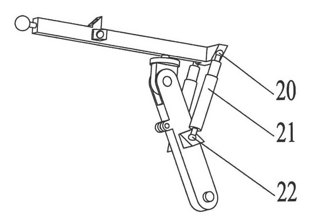 Spatial six-mobility drilling robot mechanism