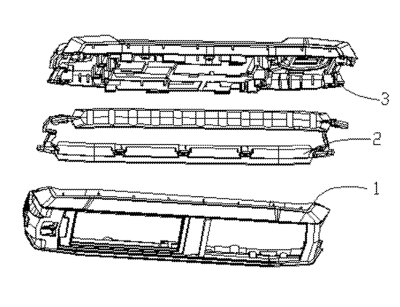 Tri-proof structure and mobile phone using the same