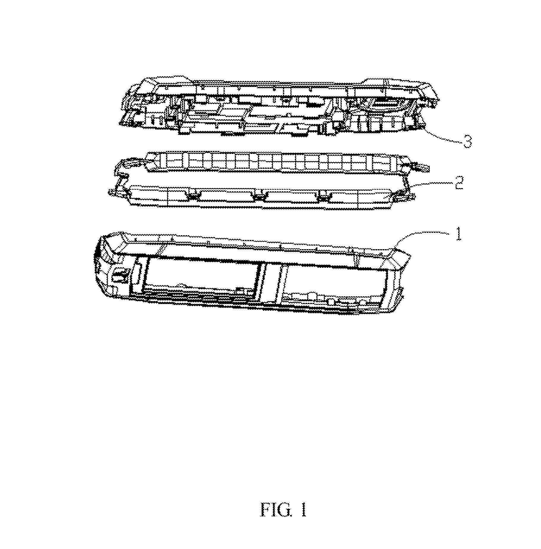 Tri-proof structure and mobile phone using the same