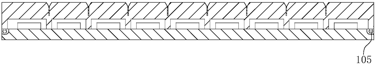 LED display screen capable of being used in close range manner