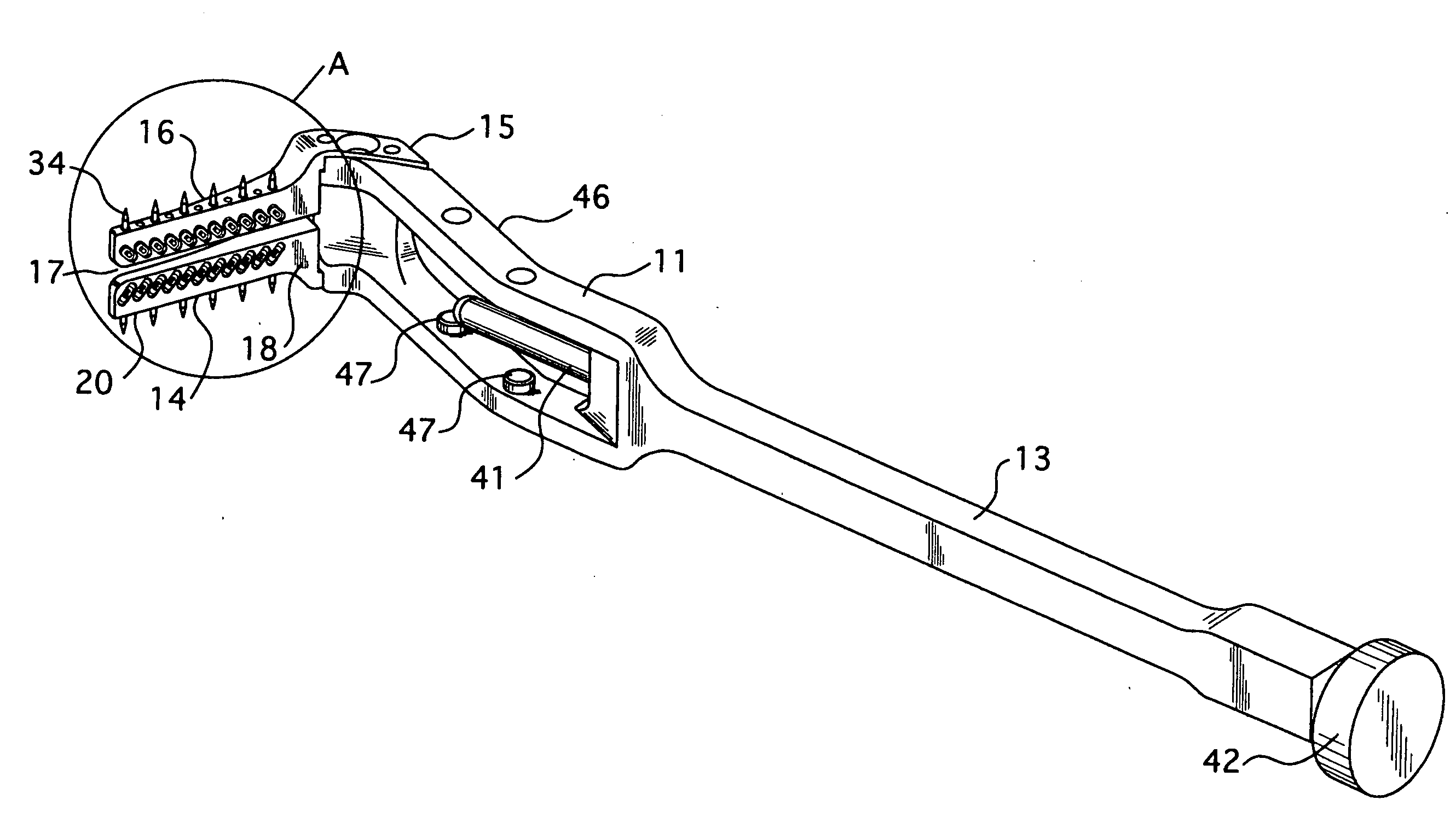 Stapling apparatus for performing anastomosis on hollow organs