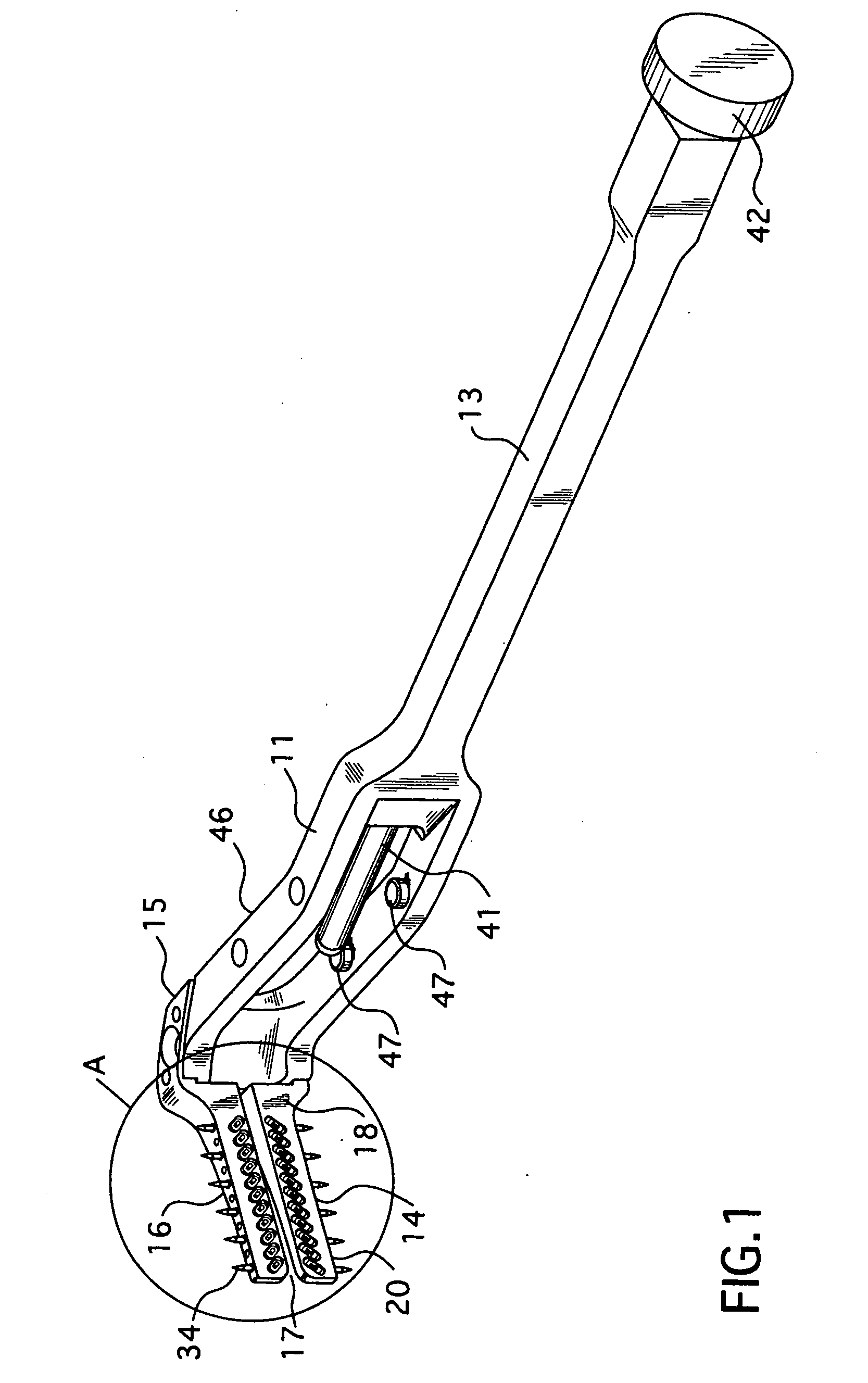 Stapling apparatus for performing anastomosis on hollow organs