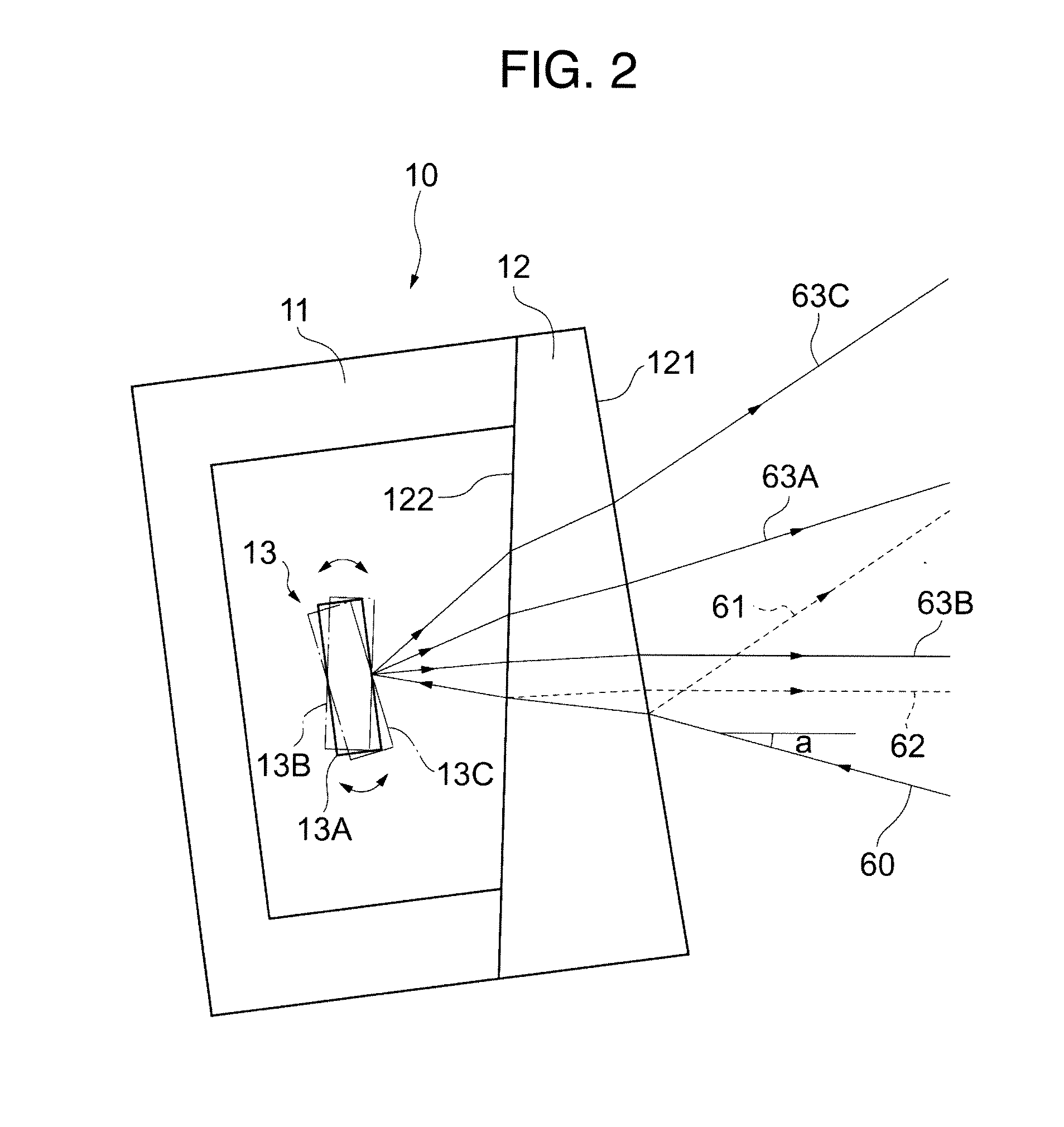 Optical scanning device and image display apparatus