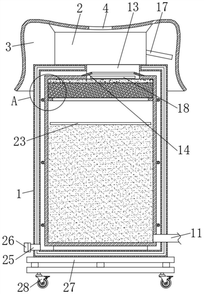 Rainwater recycling device