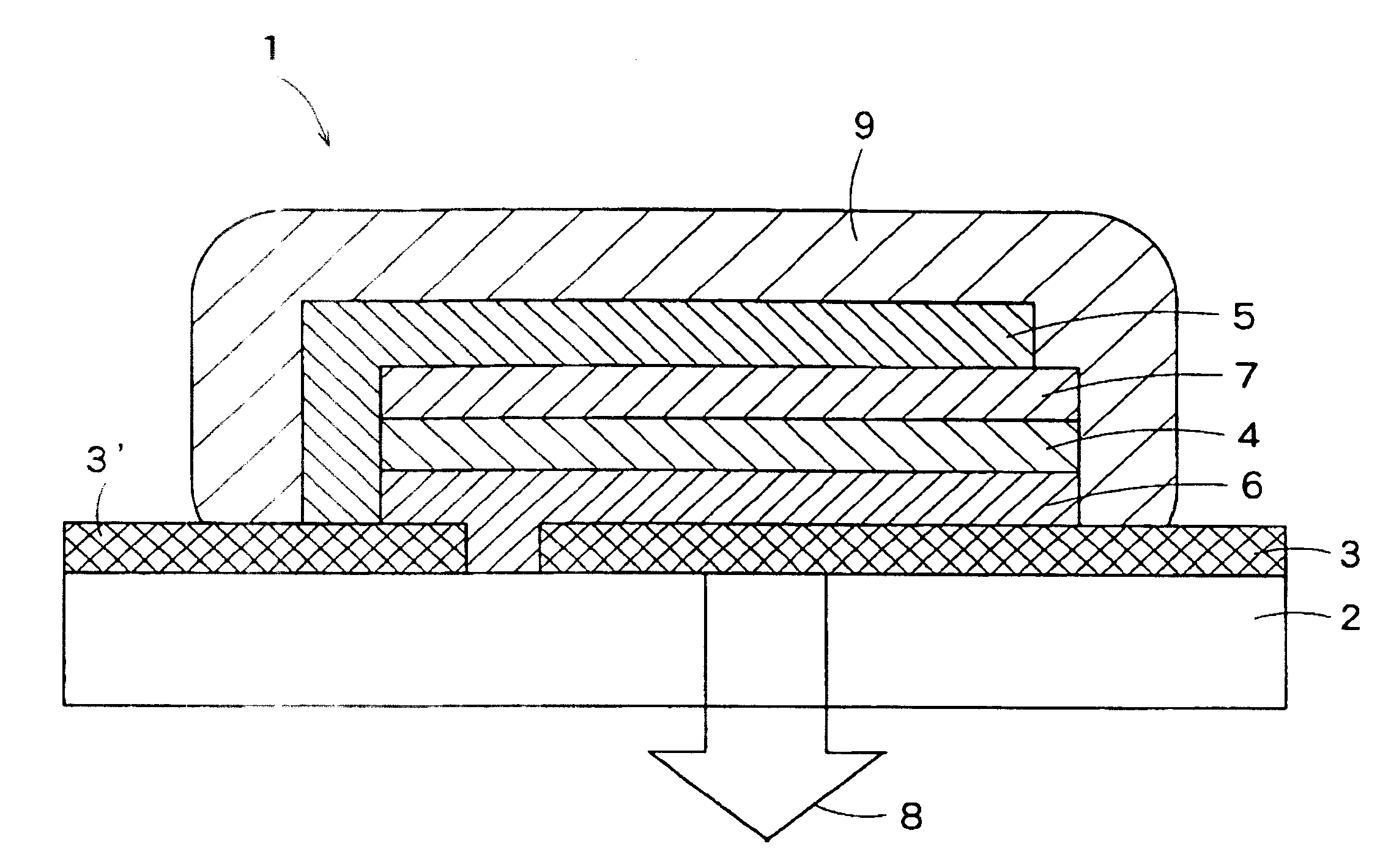 Ga-base alloy and organic function element using the same