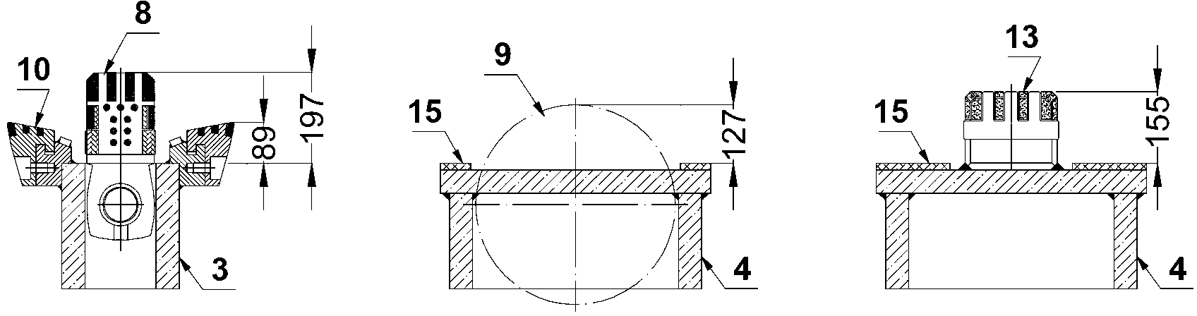 Shield tunneling machine cutter disc used for enriching large-particle-size boulder stratum