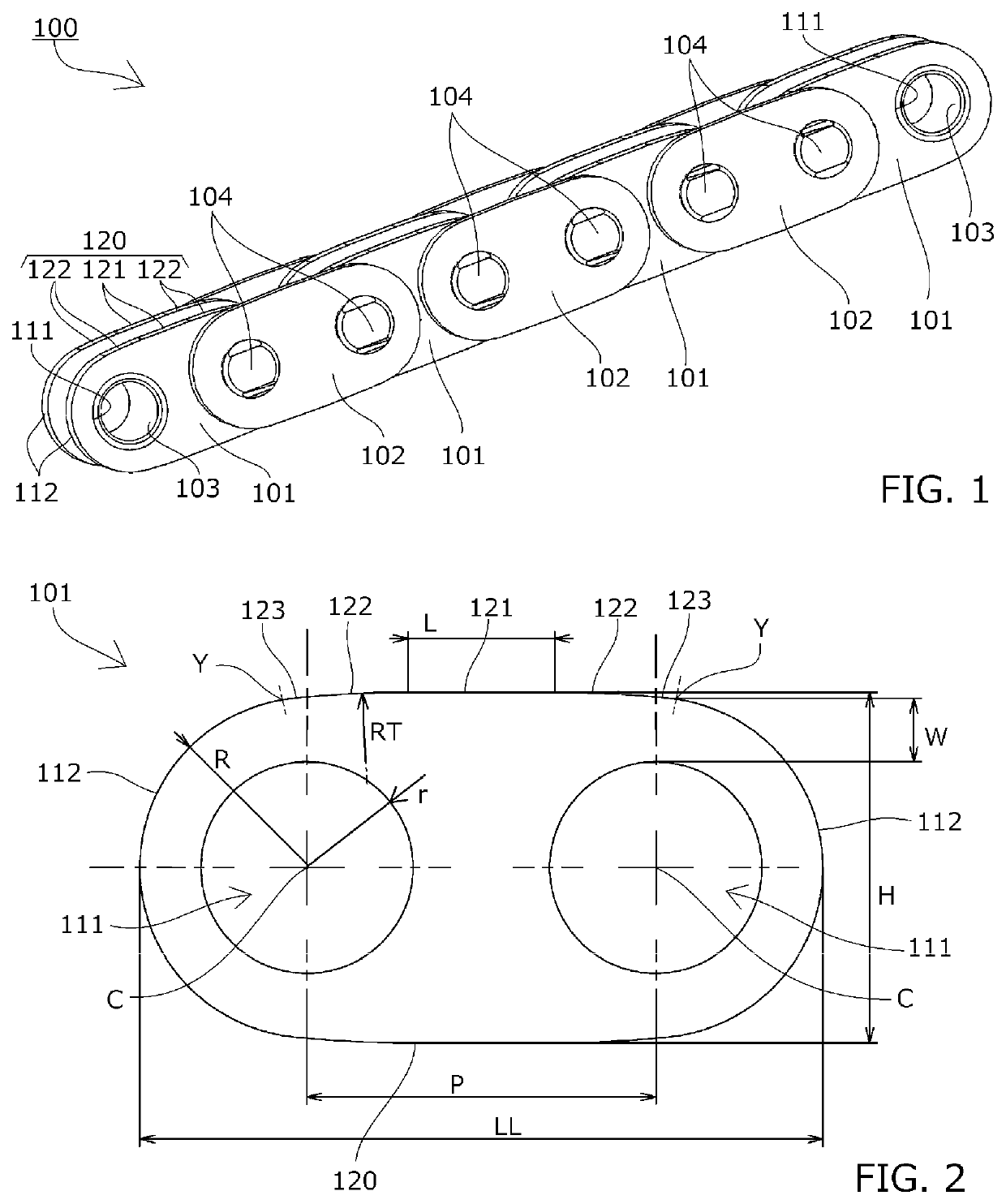 Link plate