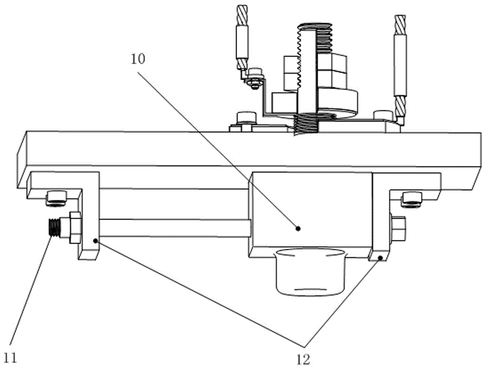 Non-contact spring compression reset type magnetic switch