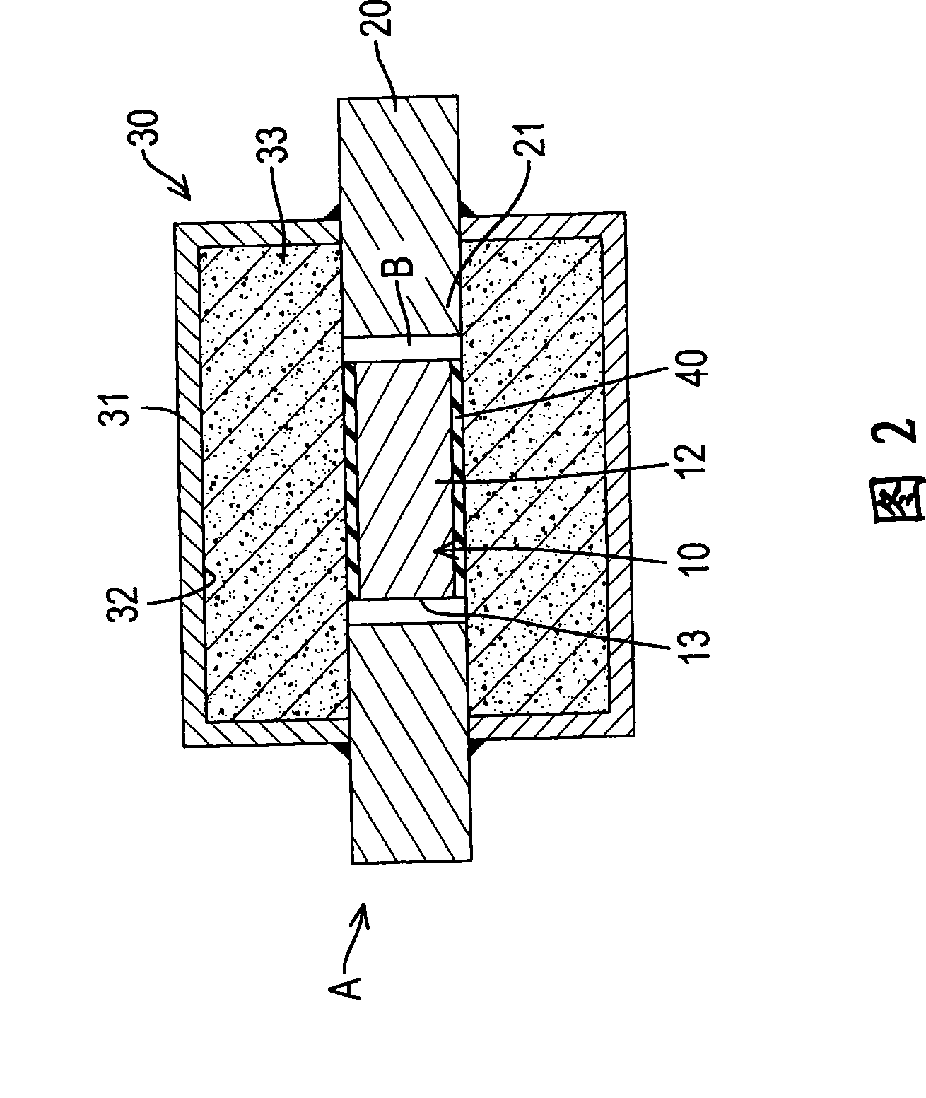 Complete separated type anti-bending bundle inclined strut