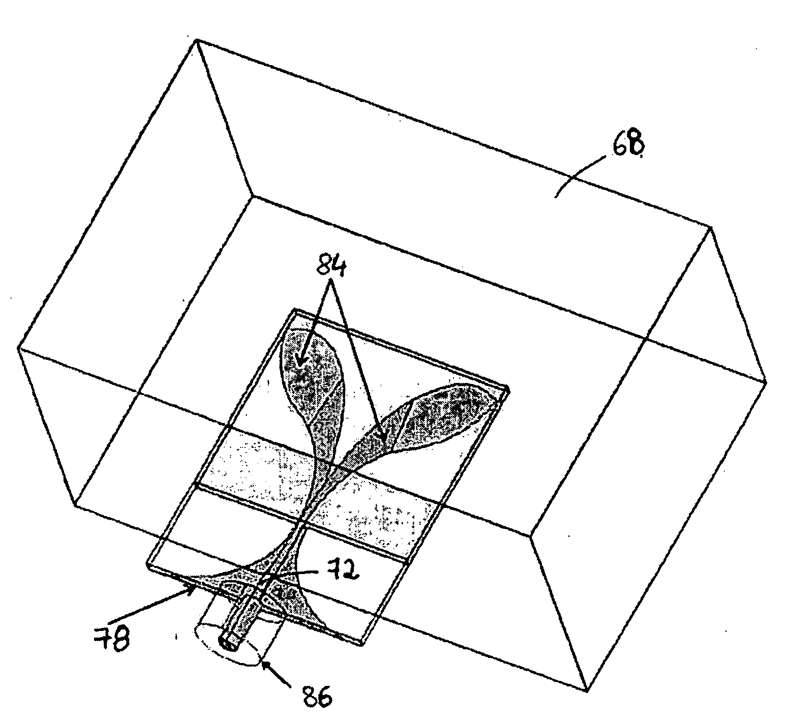 Microwave scanning system and miniaturized microwave antenna