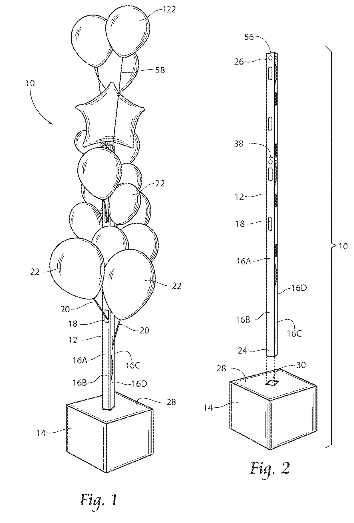 Balloon display structure