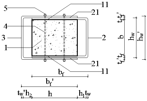 A method for quickly strengthening concrete columns