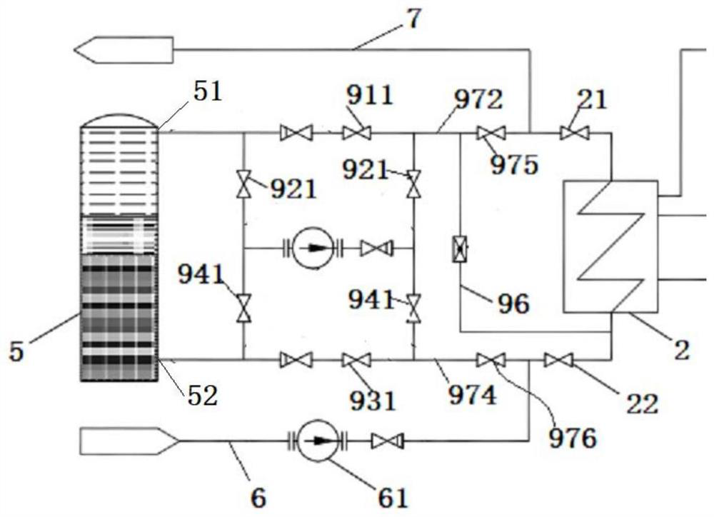 Combined heat and power generation system and working method thereof