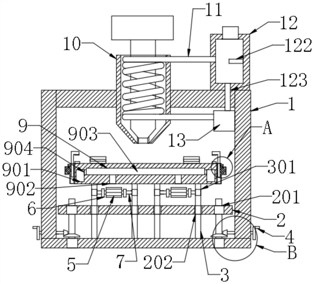 Gluing equipment for electronic components