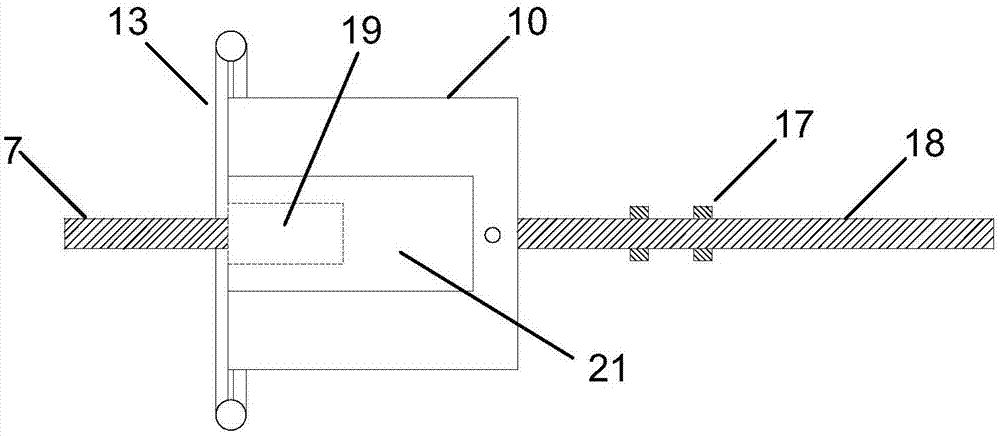 Power frequency test transformer high-voltage winding head-end current monitoring device and method