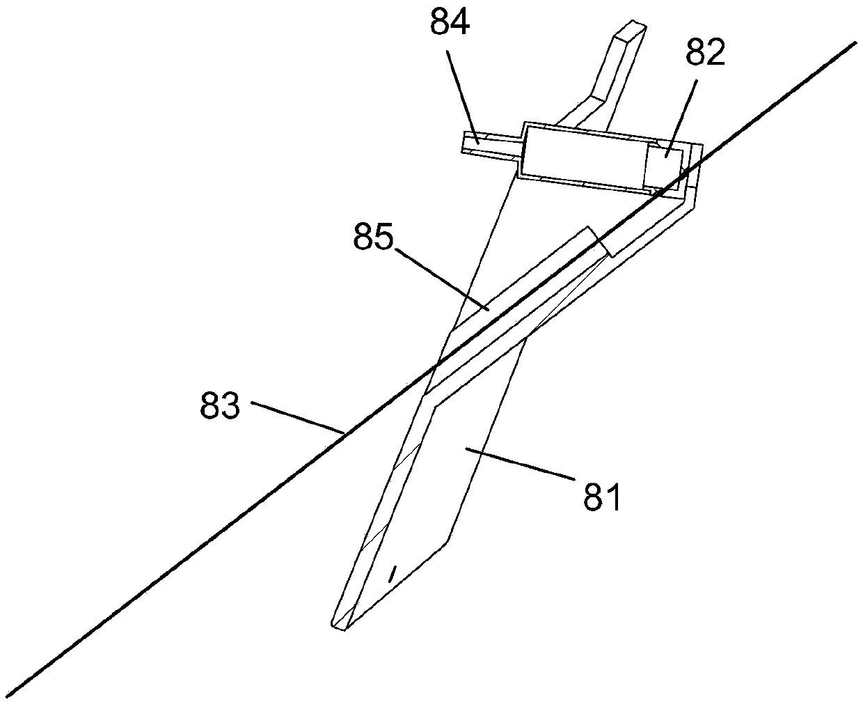 An electrochromatographic device