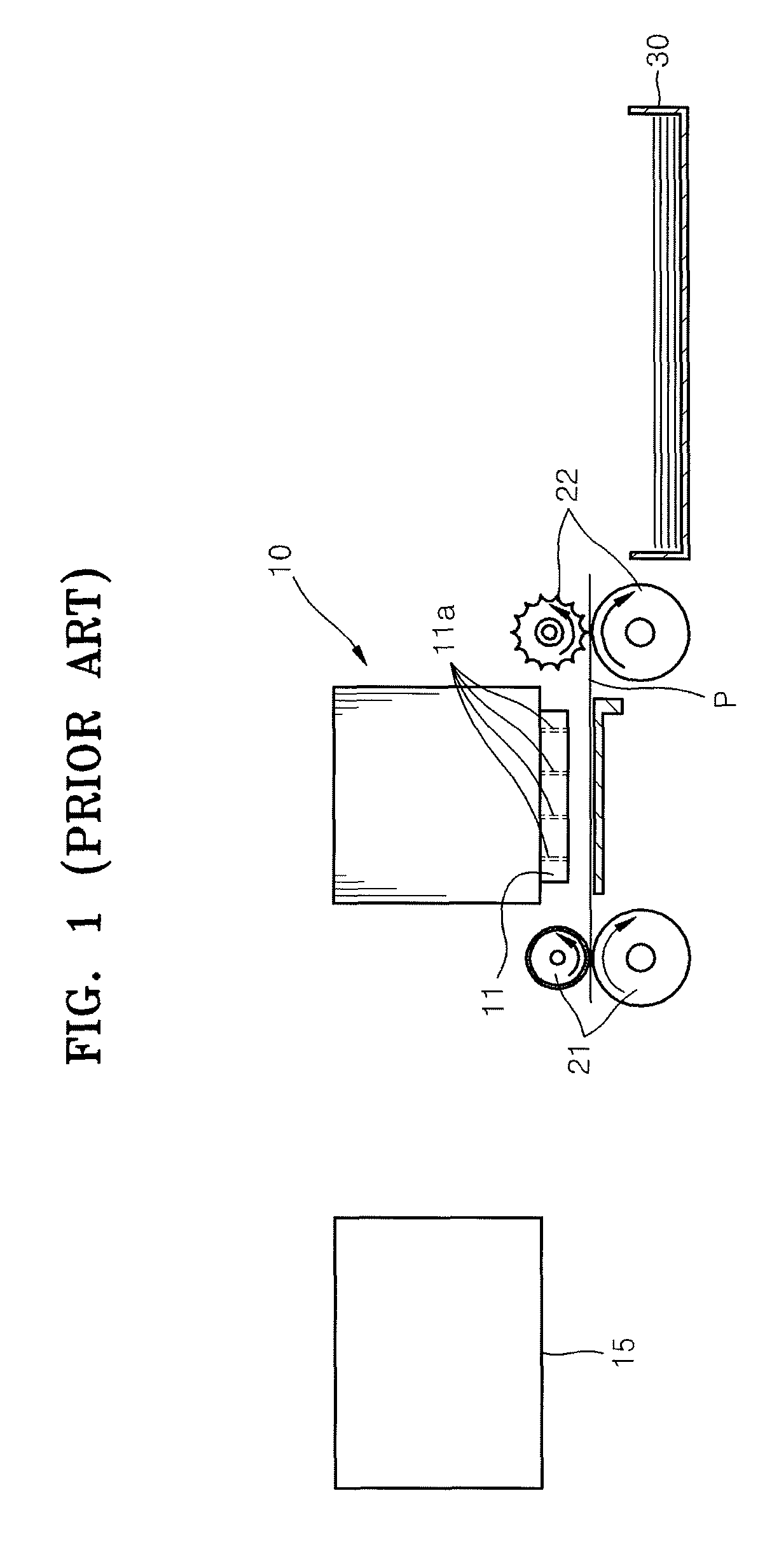 Bubble removing apparatus for inkjet printer and method of removing air bubbles using the same