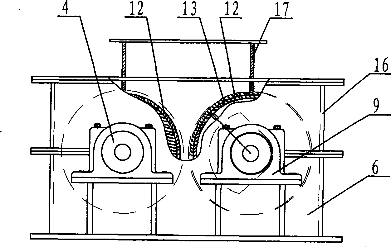 Double-roller impact crusher