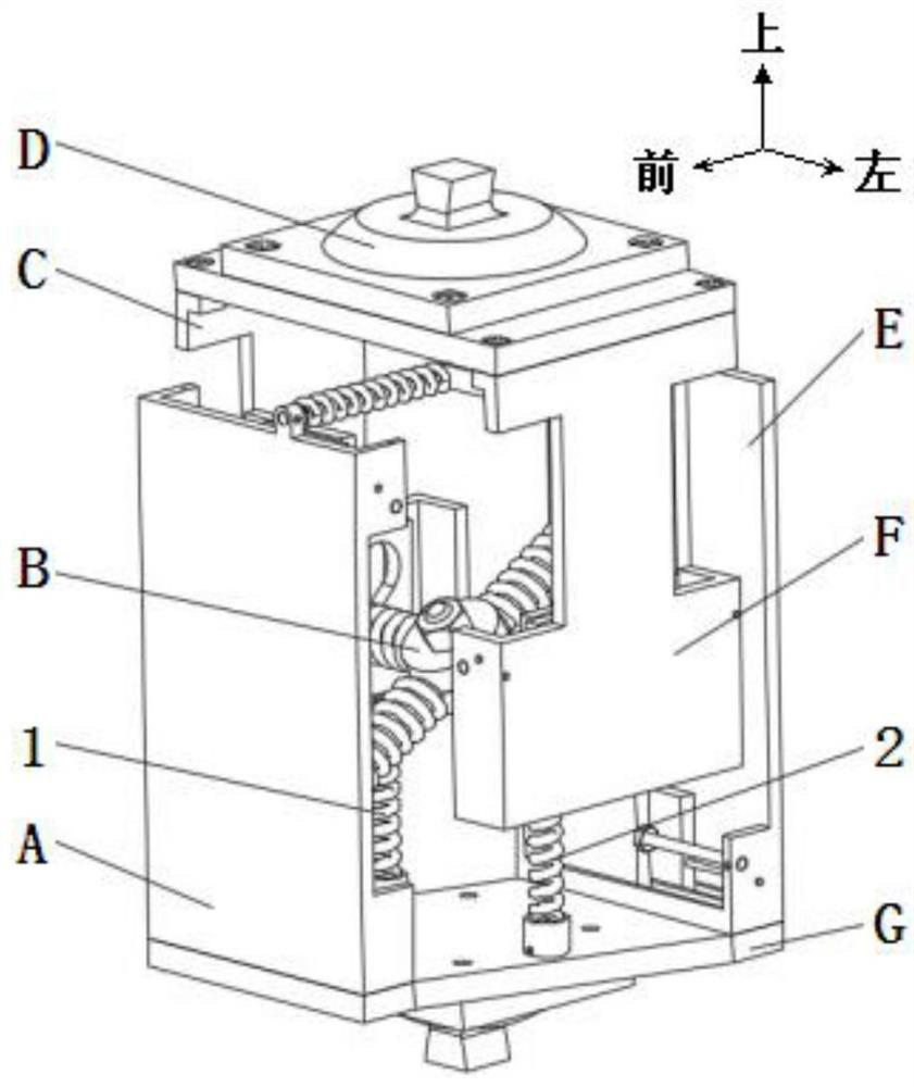 Joint axis angle adjustable type multi-axis ankle joint prosthesis