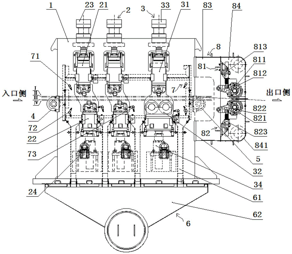 A scale-breaking machine