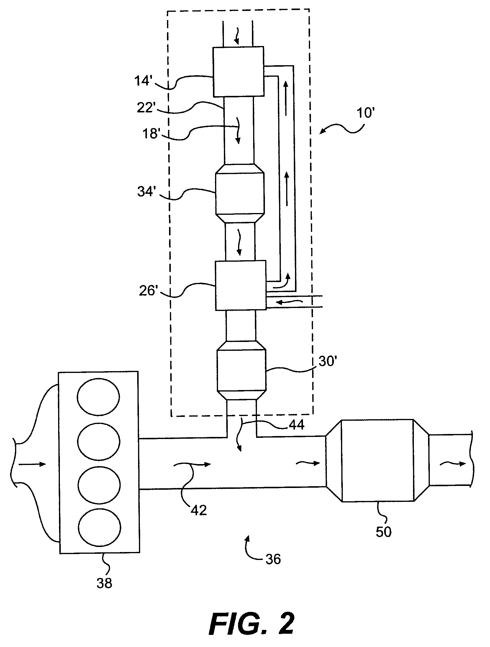 Exhaust purification with on-board ammonia production