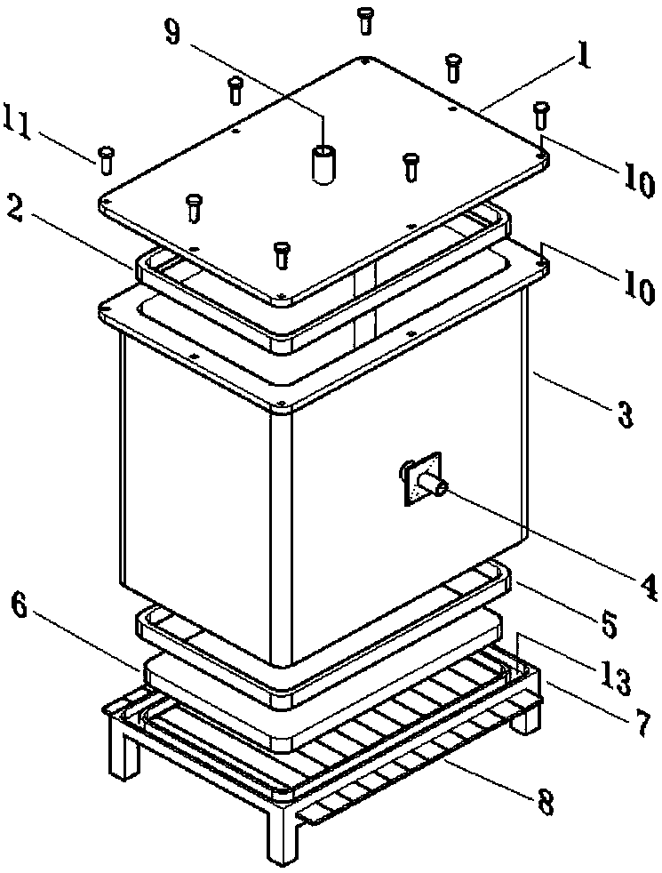 Three-dimensional visual multifunctional grouting test model device