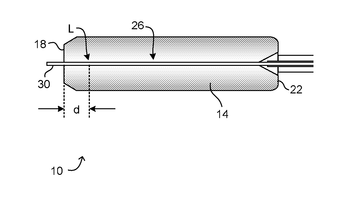 Optical fiber and composite inorganic ferrule assemblies and methods