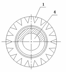 Valve core of vane hydraulic motor controller