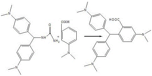 Synthetic method for crystal violet lactone