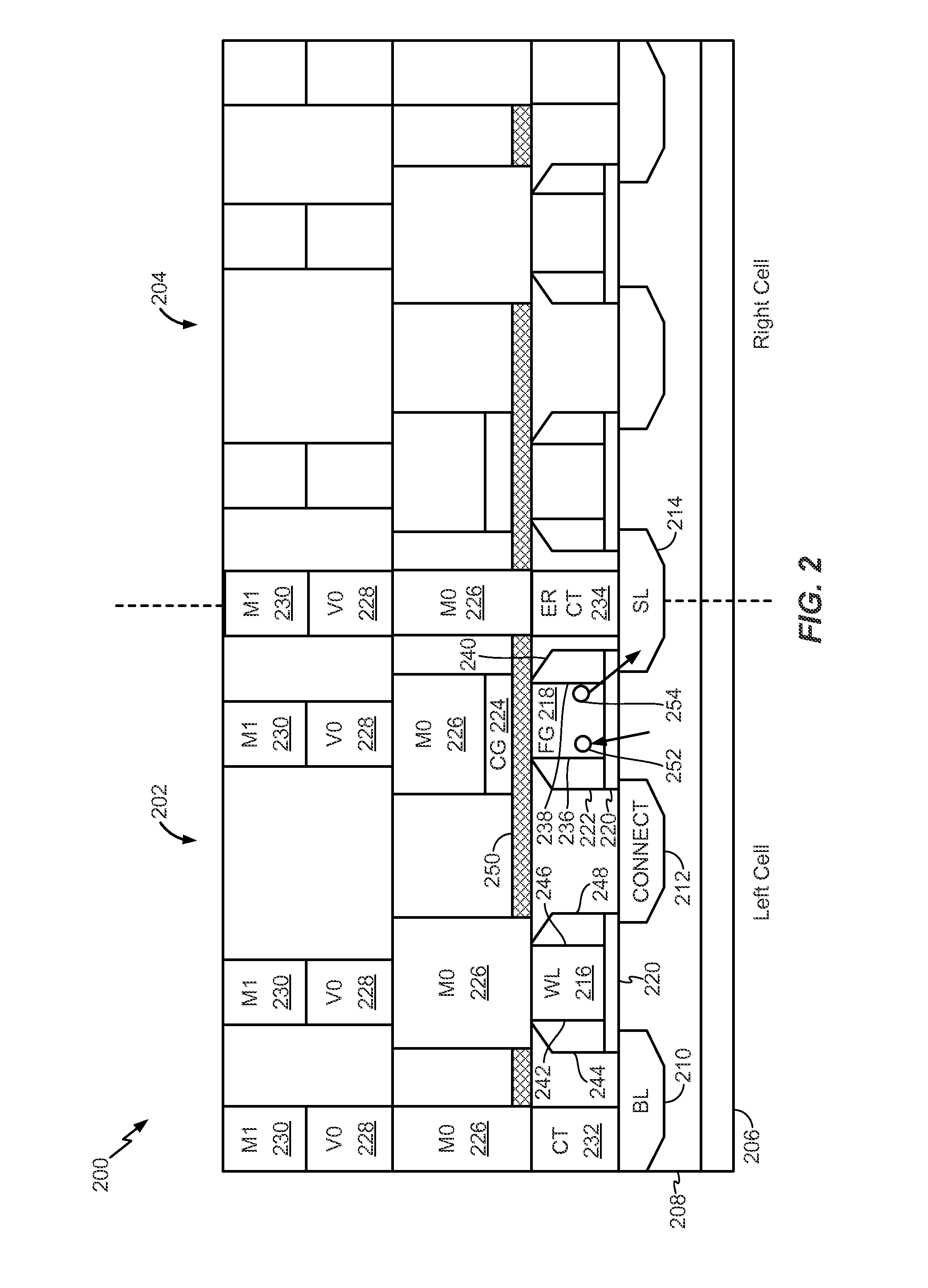 Flash memory cell with capacitive coupling between a metal floating gate and a metal control gate