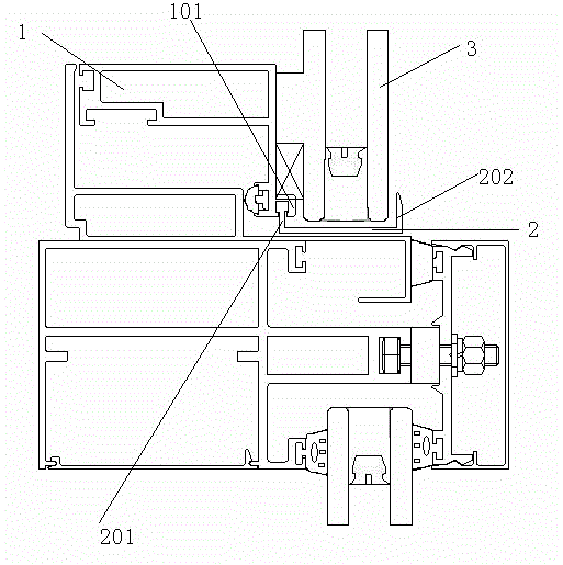 Novel glass supporting strip