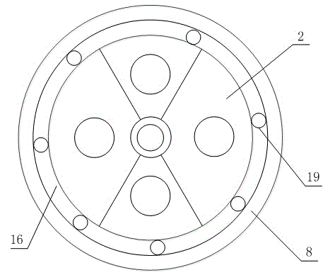 Device and method for online regenerating low-temperature denitration catalyst by rotary fixed bed