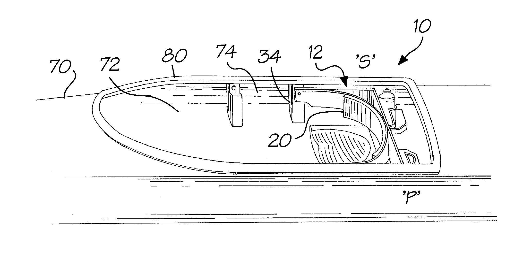 Kayak portaging device