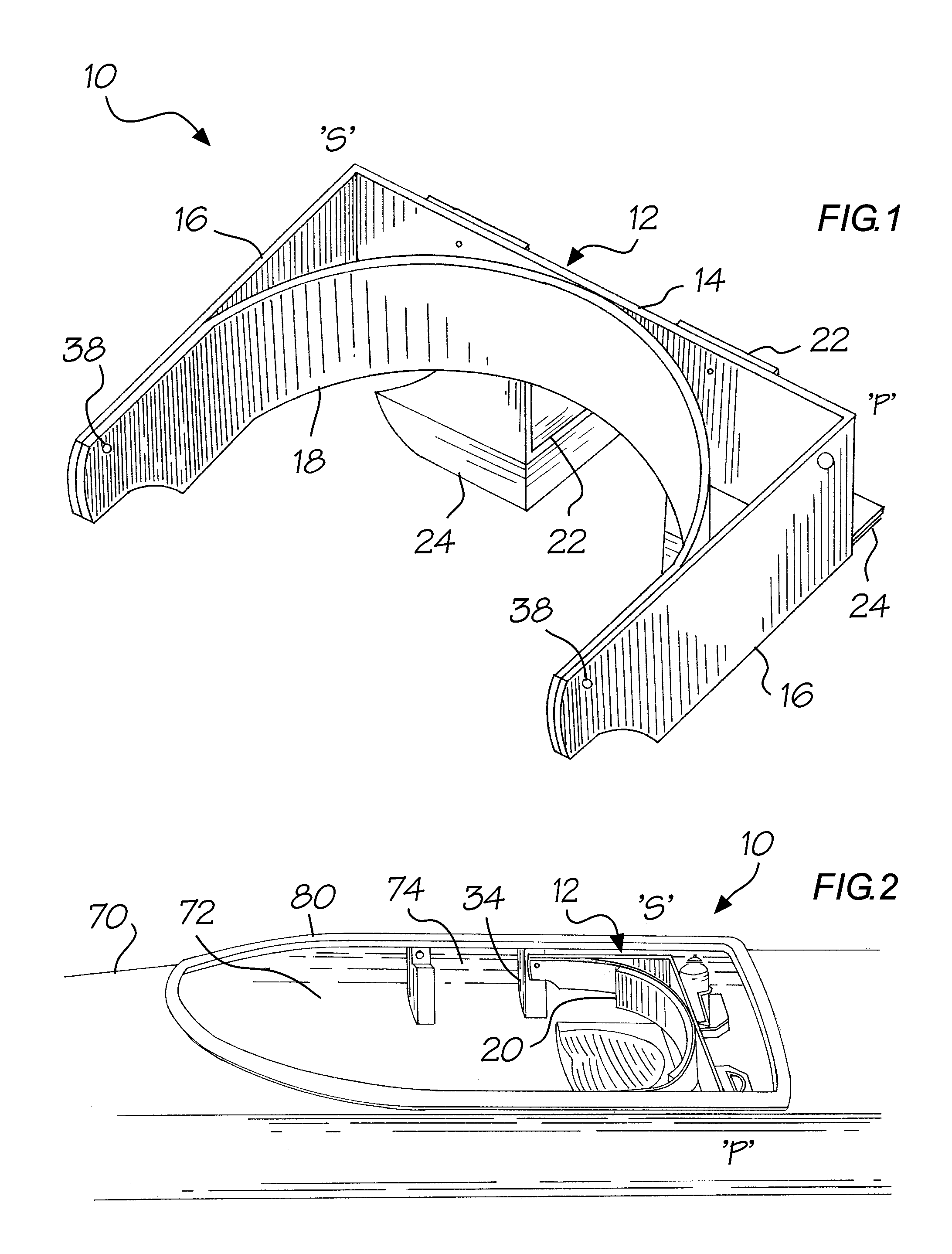 Kayak portaging device