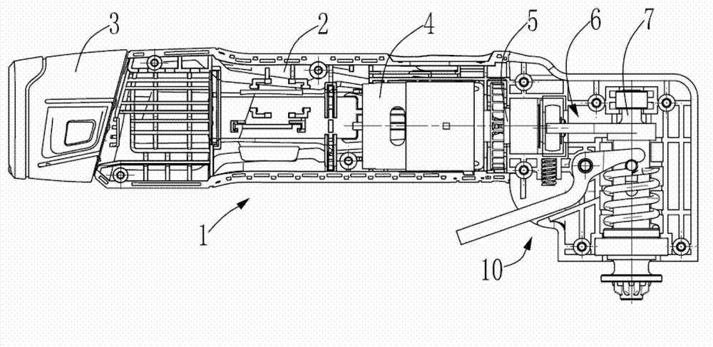 Accessory clamping mechanism and power tool with same