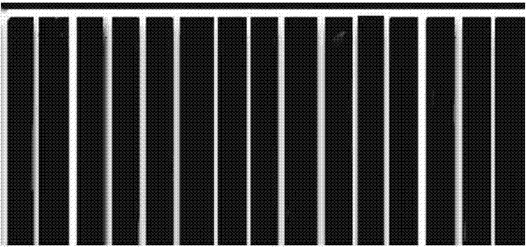 Solar battery grid line electrode