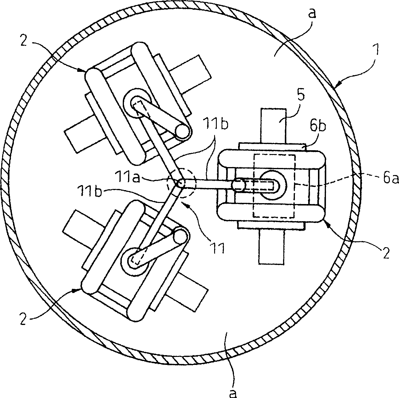 Multiphase opening-closing equipment