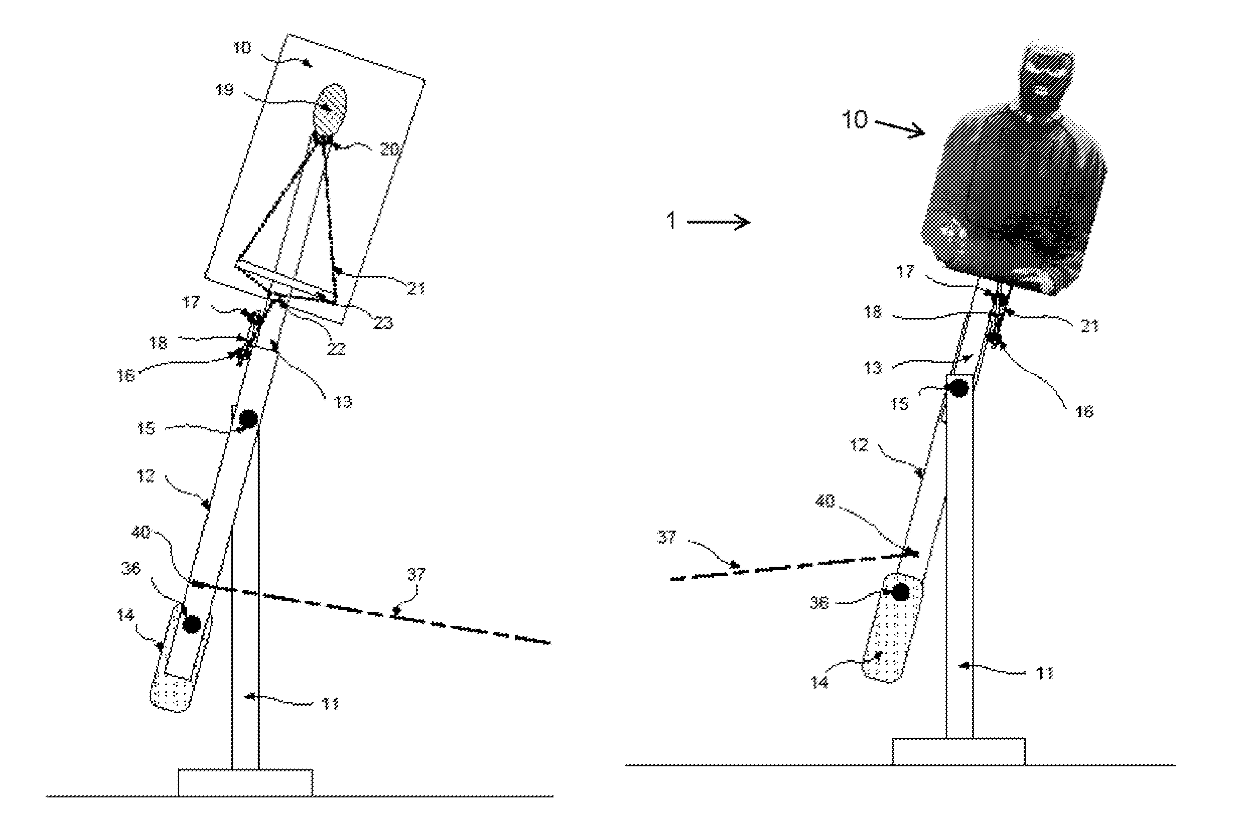 Moving target system for training in marksmanship and target identification